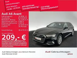 Mythosschwarz metallic Gebraucht 2023 Audi A6 Sport Kombi | 34.898 € (Guter Preis)