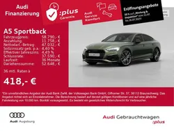 Distriktgrün metallic Gebraucht 2024 Audi A5 S-Line Coupé | 58.790 € (Teuer)