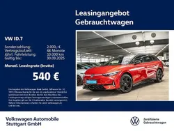 Kings red metallic/schwarz Gebraucht 2024 VW ID.7 GTX Limousine | 53.330 € (Fairer Preis)
