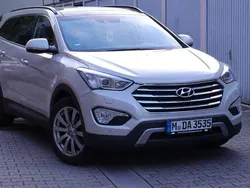 Beige Gebraucht 2015 Hyundai Grand Santa Fe Premium SUV | 14.500 € (Superpreis)