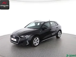 Schwarz (metallic) Gebraucht 2022 Audi A3 Sportback S-Line Limousine | 25.880 € (Guter Preis)
