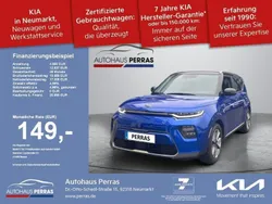 Neptunblau met. & schwar Gebraucht 2021 Kia Soul EV Vision SUV | 20.990 € (Superpreis)
