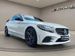 Weiß Gebraucht 2019 Mercedes C220 AMG Limousine | 19.750 € (Fairer Preis)