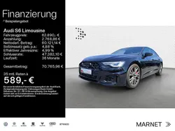 Brillantschwarz Gebraucht 2024 Audi S6 Sport Limousine | 62.890 € (Fairer Preis)