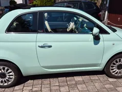 Grün Gebraucht 2015 Fiat 500C Lounge Cabrio | 10.400 € (Fairer Preis)