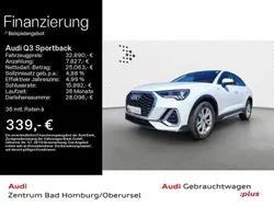 Weiß Gebraucht 2022 Audi Q3 Sportback S-Line SUV | 32.890 € (Fairer Preis)