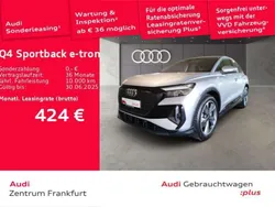 Florettsilber metallic Gebraucht 2024 Audi Q4 Sportback e-tron S-Line SUV | 43.650 €