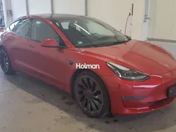 Rot Gebraucht 2021 Tesla Model 3 Performance Limousine | 26.774 € (Fairer Preis)