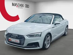 Gletscherweiss metallic Gebraucht 2019 Audi A5 Cabriolet S-Line Cabrio | 30.640 € (Guter Preis)