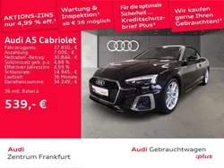 Mythosschwarz metallic verdeck Gebraucht 2021 Audi A5 Cabriolet S-Line Cabrio | 37.850 € (Fairer Preis)