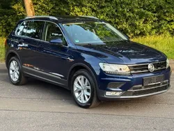 Atlantik blue metallic Gebraucht 2016 VW Tiguan Highline SUV | 20.999 € (Fairer Preis)
