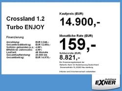 Nautic blau Gebraucht 2023 Opel Crossland X Enjoy SUV | 14.900 € (Guter Preis)