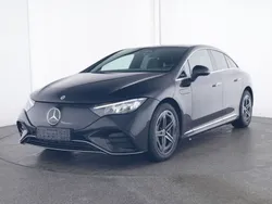 Metalliclack obsidianschwarz (metallic) Gebraucht 2024 Mercedes EQE350 AMG line Limousine | 53.990 € (Fairer Preis)