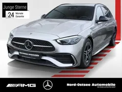 Silber Gebraucht 2022 Mercedes C220 AMG Limousine | 34.990 € (Fairer Preis)