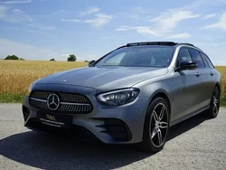 Grau Gebraucht 2021 Mercedes E400 AMG Limousine | 49.900 € (Etwas zu teuer)
