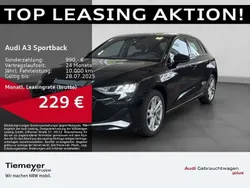 Mythosschwarz metallic Gebraucht 2024 Audi A3 Advanced Plus Limousine | 33.580 € (Fairer Preis)