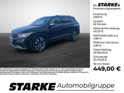 Deep black perleffekt Gebraucht 2024 VW Tiguan Allspace R-line SUV | 46.890 € (Etwas zu teuer)