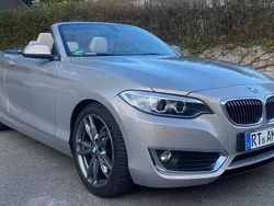 Beige Gebraucht 2015 BMW 220 Luxury Line Cabrio | 16.299 € (Fairer Preis)