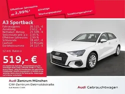 Weiß Gebraucht 2022 Audi A3 Sportback Limousine | 26.449 € (Guter Preis)