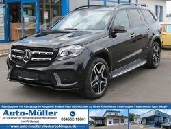 Schwarz metallic Gebraucht 2016 Mercedes GLS350 AMG line SUV | 44.990 € (Teuer)