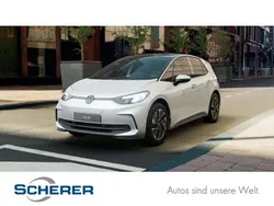 Gletscherweiß metallic / schwarz (metallic) Gebraucht 2024 VW ID.3 Pro Kleinwagen | 32.430 € (Fairer Preis)