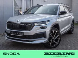 Silber Gebraucht 2022 Skoda Kodiaq SportLine SUV | 36.650 € (Fairer Preis)