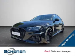 Mythosschwarz metallic (metallic) Gebraucht 2021 Audi RS4 Advanced Kombi | 49.900 € (Superpreis)