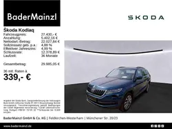 Lavablau metallic (metallic) Gebraucht 2021 Skoda Kodiaq Clever SUV | 27.430 € (Fairer Preis)