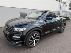 Schwarz Gebraucht 2021 VW T-Roc Cabriolet R-line Cabrio | 23.990 € (Fairer Preis)