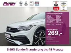 Oryxweiß perlmutteffekt Gebraucht 2021 VW Tiguan R-line SUV | 36.480 € (Etwas zu teuer)