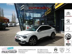 Weiß Gebraucht 2023 Citroën e-C4 Shine Limousine | 26.240 € (Etwas zu teuer)