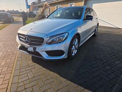 Silber Gebraucht 2016 Mercedes C220 AMG line Kombi | 14.900 € (Fairer Preis)