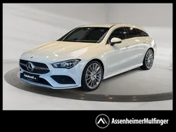 Weiß Gebraucht 2023 Mercedes CLA200 Shooting Brake AMG Kombi | 29.992 € (Fairer Preis)