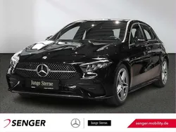 Schwarz Gebraucht 2024 Mercedes A180 AMG line Kleinwagen | 30.280 € (Fairer Preis)