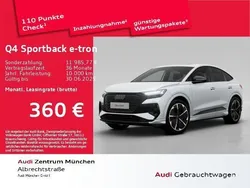 Gletscherweiß metallic Gebraucht 2025 Audi Q4 Sportback e-tron Ambiente SUV | 63.083 €