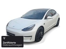 Weiß Gebraucht 2021 Tesla Model 3 Performance Limousine | 28.800 € (Fairer Preis)