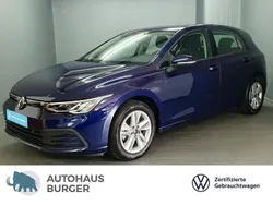 Atlantic blue (metallic) Gebraucht 2021 VW Golf VIII Life Limousine | 19.970 € (Fairer Preis)