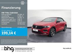 Rot Gebraucht 2021 VW T-Roc Cabriolet R-line Cabrio | 24.990 € (Guter Preis)
