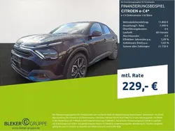 Perlaneraschwarz (metallic) Gebraucht 2022 Citroën e-C4 Shine Limousine | 19.790 € (Guter Preis)