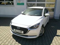 Satinweiß metallic Gebraucht 2021 Mazda 2 Homura-Line Kleinwagen | 16.380 € (Fairer Preis)