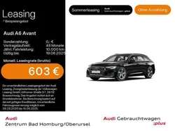 Mythosschwarz metallic Gebraucht 2024 Audi A6 Design Kombi | 60.480 €