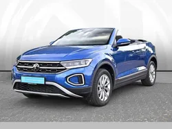 Ravennablau metallic Gebraucht 2024 VW T-Roc Cabriolet Style Cabrio | 27.490 € (Superpreis)