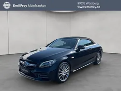 Obsidianschwarz metallic Gebraucht 2021 Mercedes C43 AMG AMG Cabrio | 54.900 € (Fairer Preis)