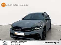 Pure white Gebraucht 2021 VW Tiguan R-line SUV | 35.980 € (Etwas zu teuer)