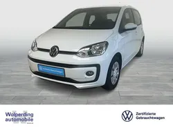 Weiß Gebraucht 2020 VW up! move up! Kleinwagen | 11.450 € (Fairer Preis)