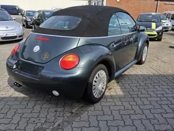 Grün (alaskagrün metallic / schwarz) Gebraucht 2003 VW Beetle Highline Cabrio | 1.995 € (Superpreis)
