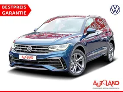 Nightshade blue metallic (metallic) Gebraucht 2021 VW Tiguan R-line SUV | 35.490 € (Fairer Preis)