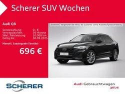 Mythosschwarz metallic (metallic) Gebraucht 2025 Audi Q8 Design SUV | 68.200 € (Teuer)