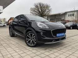 Agate black metallic/schwarz Gebraucht 2022 Ford Puma Gen-E Titanium SUV | 18.200 € (Fairer Preis)