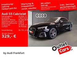Mythosschwarz metallic/verdeck Gebraucht 2023 Audi S5 Cabriolet Sport Cabrio | 50.850 € (Superpreis)